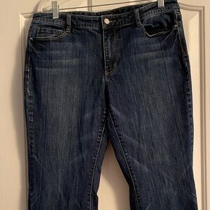 White House Black Market Indigo Boot Leg Jeans